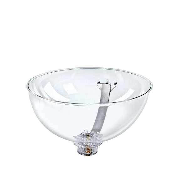 12" Bowl Display W/ Curved Metal Arm for Pegboard/Slatwall